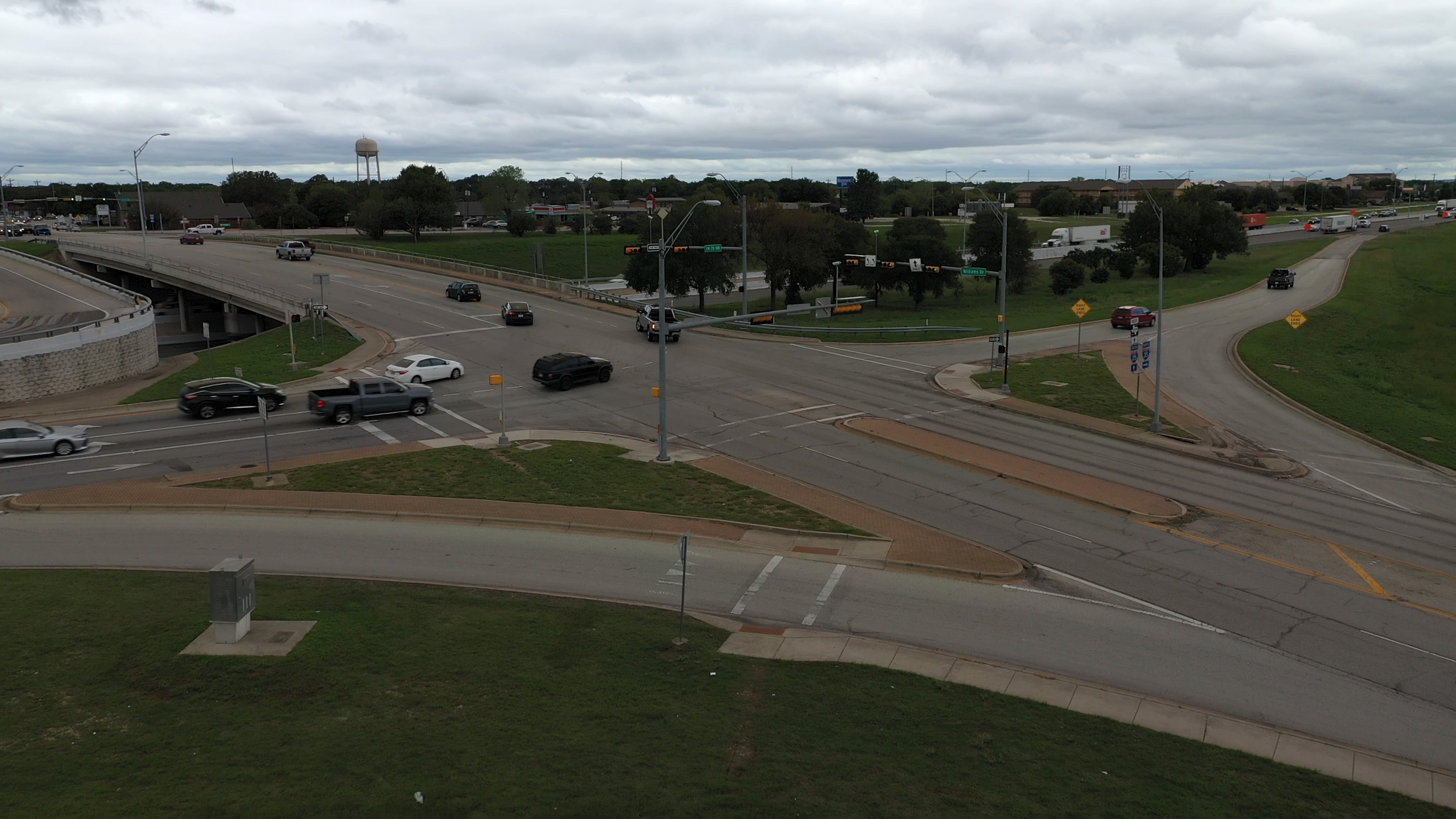 I-35 at Williams Drive intersection before - September 2020